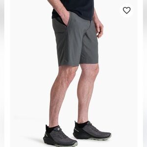KÜHL Upshift™ Shorts Men’s 34 x 10 Carbon Gray Zipper Pocket